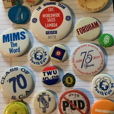 20 Buttons/Pins/Pinbacks Michelangelo