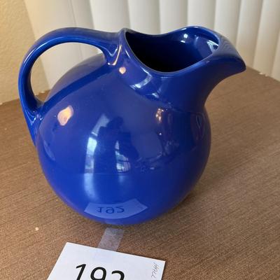 Blue Hall Pitcher