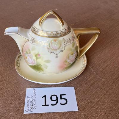 Germane Porcelain Syrup Pitcher
