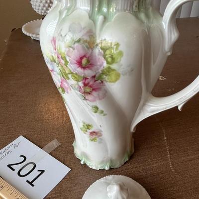 R.S. Prussia Chocolate Pot