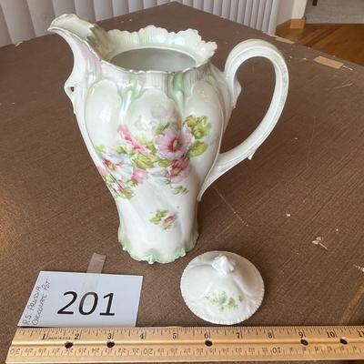 R.S. Prussia Chocolate Pot