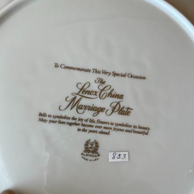 Lenox Marriage Plate