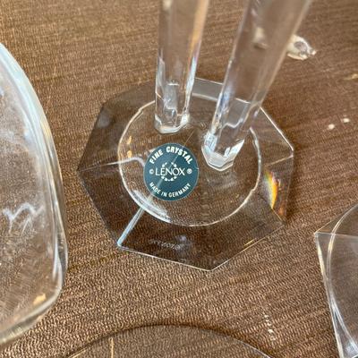 Lot of Crystal Candle Sticks