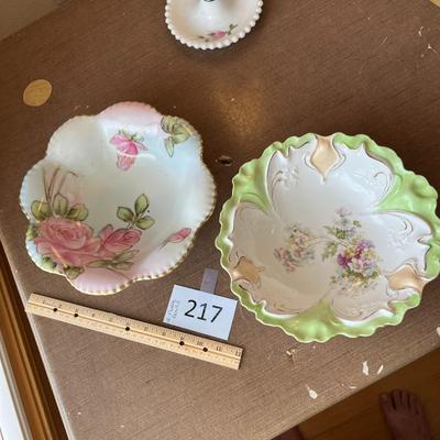 2 Floral Bowls