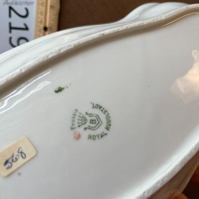 Signed & Hand Painted Royal Rudolstadt Dish