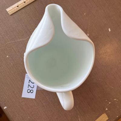 Milkglass Harvest Pitcher