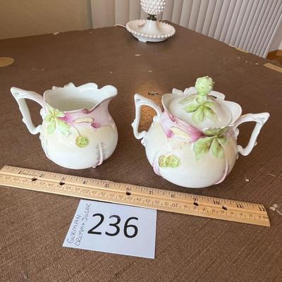 German Cream & Sugar Dishes