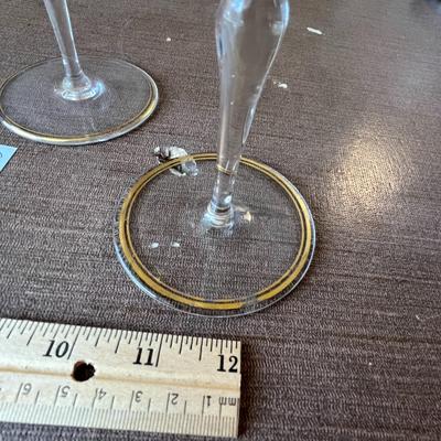 Gilded & Enameled Wine Goblets