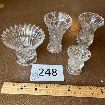 Crystal Mini Vases