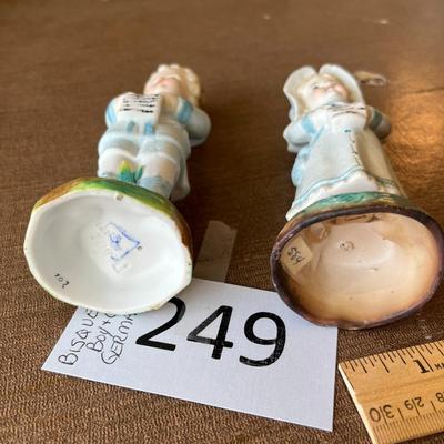 Bisque Boy & Girl German Figurines