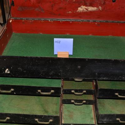 Heavy Steel Toolbox with 10 Drawers