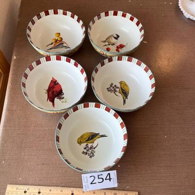 Lenox "Winter Greetings" Soup Bowls