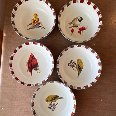 Lenox "Winter Greetings" Soup Bowls