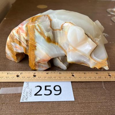 Large Mexican Agate Bear