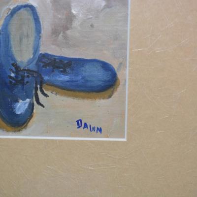 Framed & Matted Acrylic Still Life, Signed, Measures 28.5"x25"