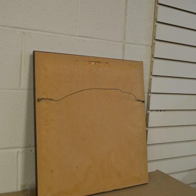 Framed & Matted "Taking Turns" Stitched by Lou, Signed P. Buckley Moss 1981