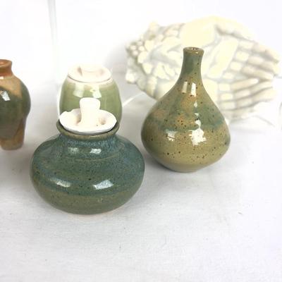 1061 Various Miscellaneous Pottery Miniature by Virginia Perram