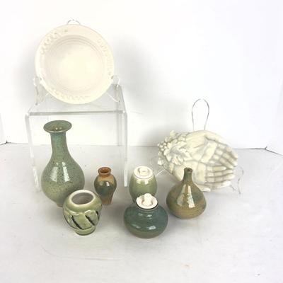 1061 Various Miscellaneous Pottery Miniature by Virginia Perram