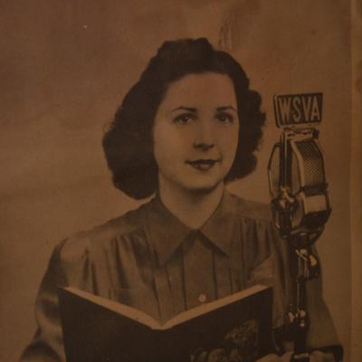 Your Friend The "Story Lady" WSVA Vintage Photograph