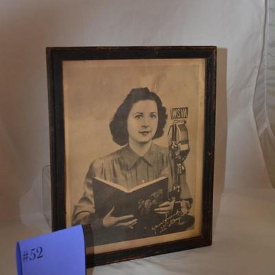 Your Friend The "Story Lady" WSVA Vintage Photograph