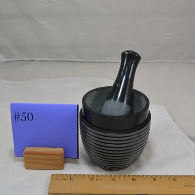 Soapstone Mortar & Pestle Made in India