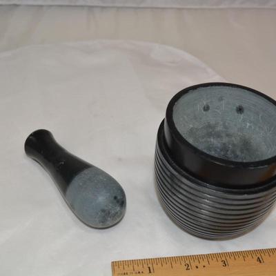 Soapstone Mortar & Pestle Made in India