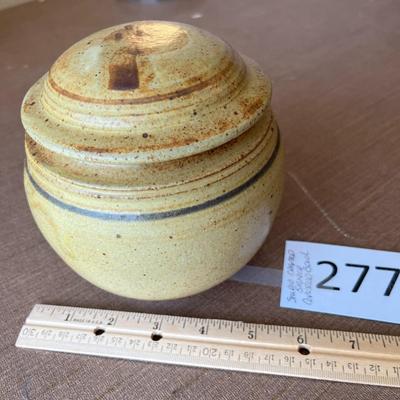 Studio Crafted Signed Covered Bowl