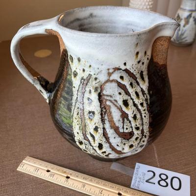 Studio Crafted Signed Pitcher