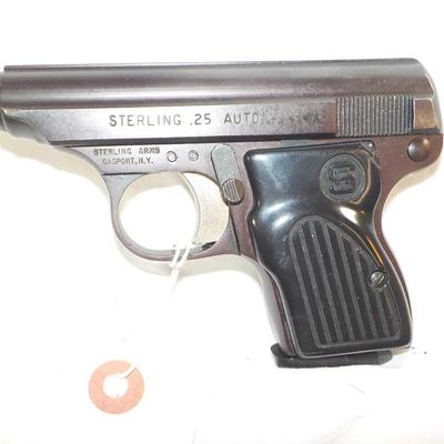 Sterling 25 cal. Auto Body guard pistol. Not Ma.est $100 to $300.