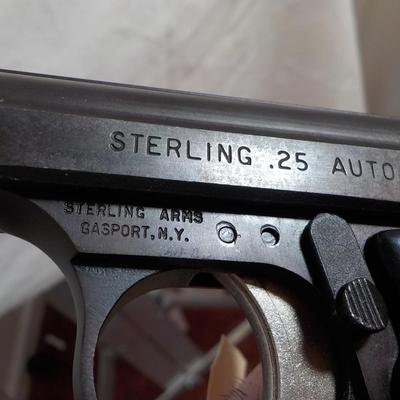 Sterling 25 cal. Auto Body guard pistol. Not Ma.est $100 to $300.