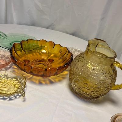Colored Glass Dish Assortment (M-RG)