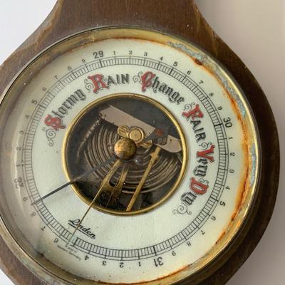 Antique West German Barometer