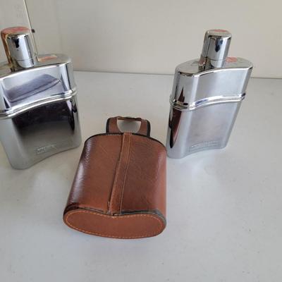 Wild Turkey Flasks and Flask Case