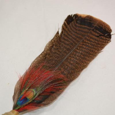 Feather Smudge Fan 16"