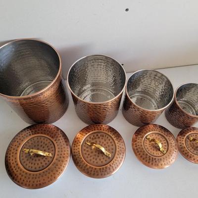 4 PC Nesting Canister Set
