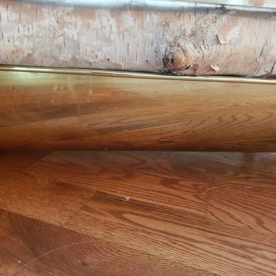 Brass Fireplace Tool Set and Wood Bin (GR-KD)