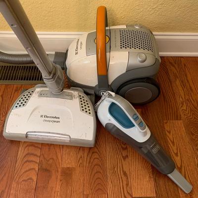 Electrolux Oxygen Canister Vacuum and Black & Decker Hand Vacuum (DR-KW)