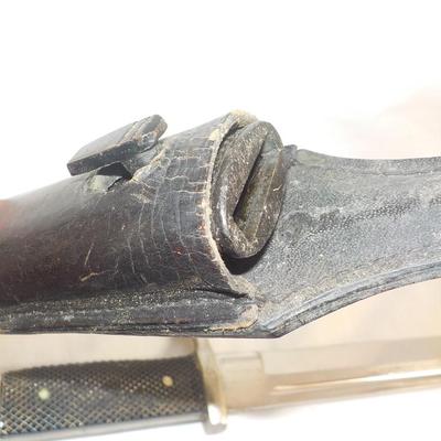WW2 German Army K98 Mauser Bayonet & Scabbard. est $150 to $500.