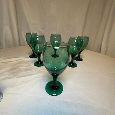 Colored Glass Stemware & More (M-RG)