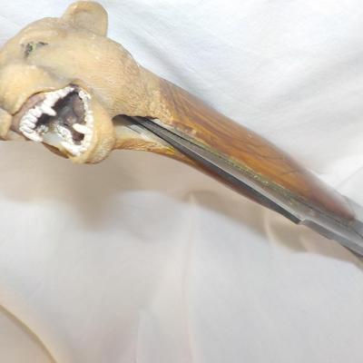Brown Bear folding knife hand crafted. Stainless steel. est. $15 to $50.