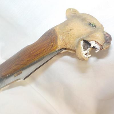 Brown Bear folding knife hand crafted. Stainless steel. est. $15 to $50.