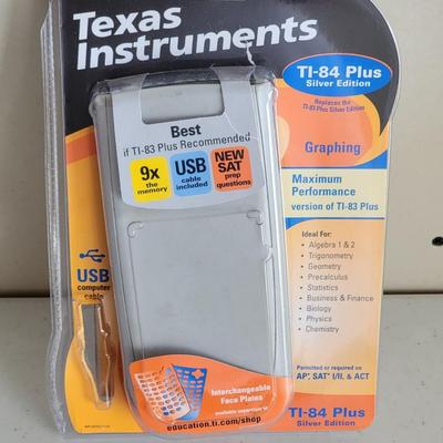 Texas Instruments TI-84 Plus Silver Graphing Calculater