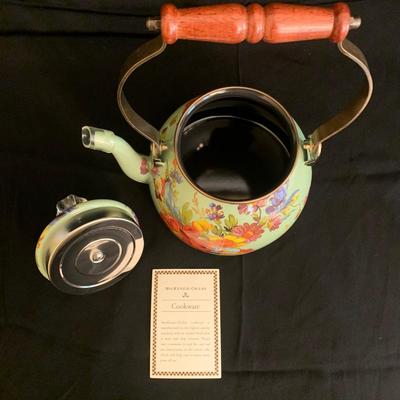 MacKenzie-Childâ€™s Flower Market Enamel Tea Kettle (GR-KW)