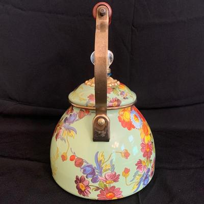 MacKenzie-Childâ€™s Flower Market Enamel Tea Kettle (GR-KW)