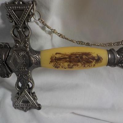 Faternal Order Ceremonials sword and Scabbard./ $50 to $120.