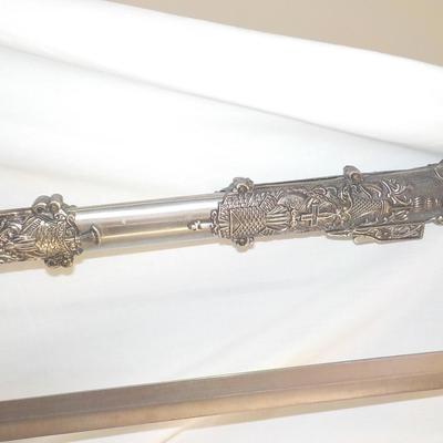 Faternal Order Ceremonials sword and Scabbard./ $50 to $120.