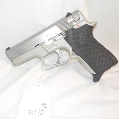 Smith & Wesson model 6906, 9mm pistol. est. $300 to $500.