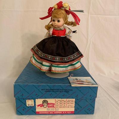 Madame Alexanderâ€™s Finland, Germany, and Poland Dolls (GR-KW)