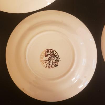 Household Institute Priscilla Pattern Bowls and Plates ( DR-KD)