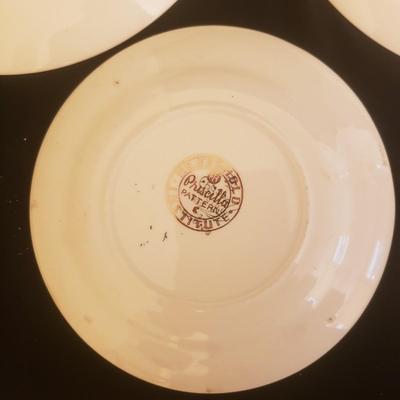 Household Institute Priscilla Pattern Bowls and Plates ( DR-KD)